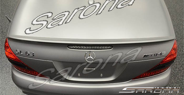 Custom Mercedes SL Trunk Wing  Convertible (2003 - 2012) - $249.00 (Manufacturer Sarona, Part #MB-051-TW)